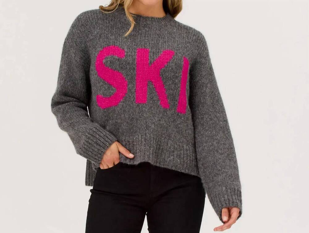 NEW KRIMSON KLOVER women's ski sweater in medium grey